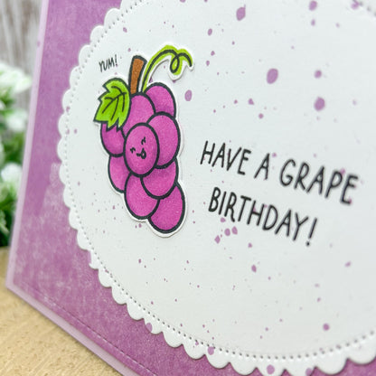 Have A Grape Birthday! Handmade Birthday Card-2