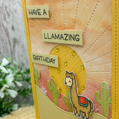 Have A Llamazing Birthday! Handmade Birthday Card-2