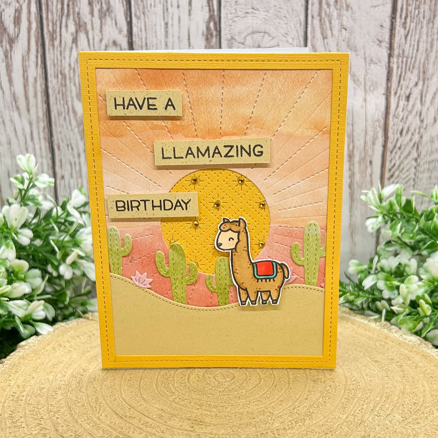 Have A Llamazing Birthday! Handmade Birthday Card