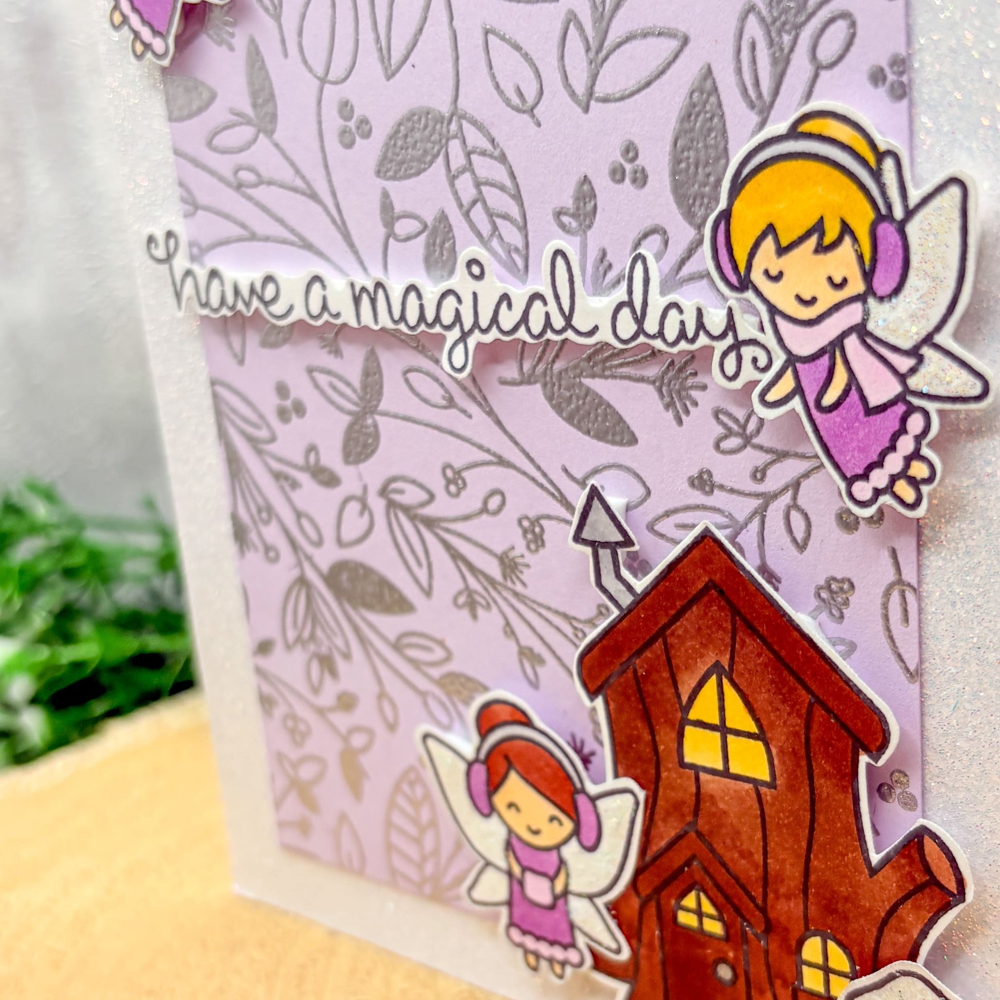 Have A Magical Day Fairies Handmade Birthday Card-2