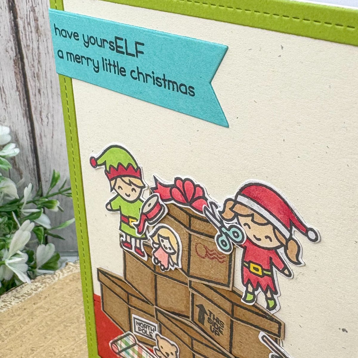 Have yoursELF a Merry Christmas Handmade Card-2