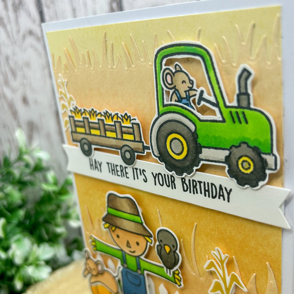 Hay, It's Your Birthday! Handmade Birthday Card-2