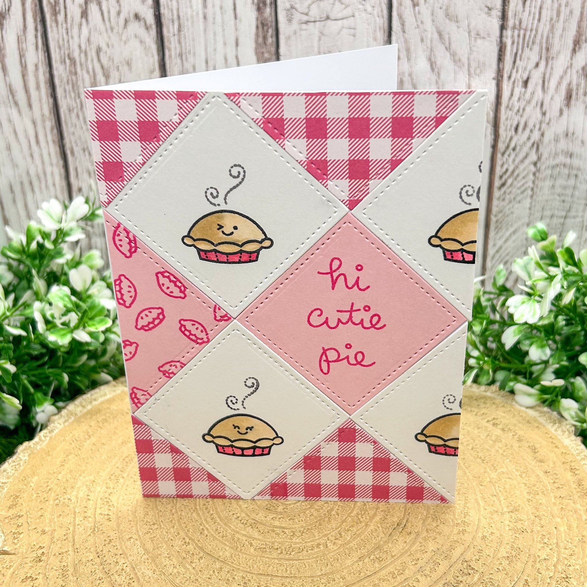 Hi Cutie Pie Handmade Love & Valentine's Card-1