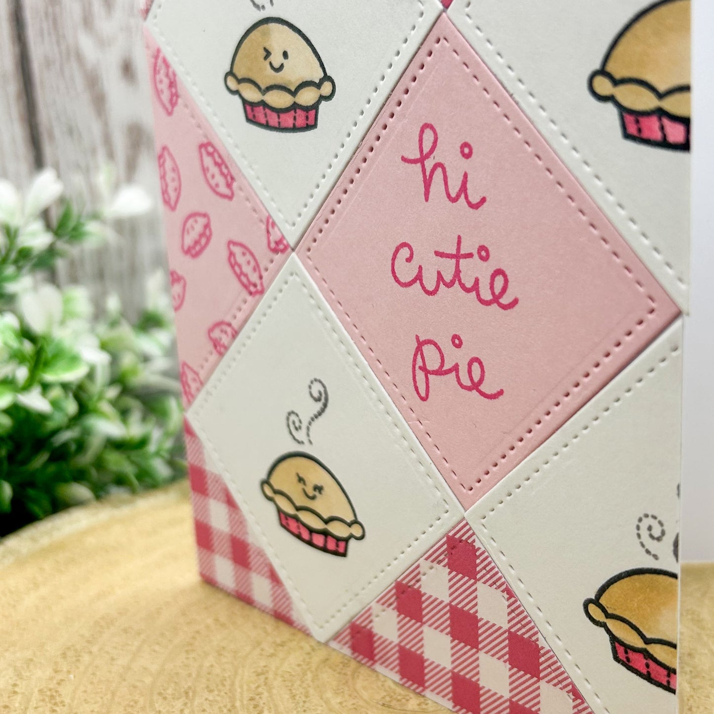 Hi Cutie Pie Handmade Love & Valentine's Card-2