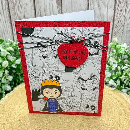 How Do You Like Them Apples Handmade Character Themed Card-1