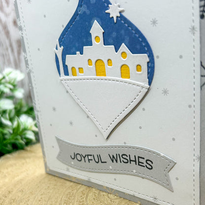 Joyful Wishes Handmade Christmas Card-2