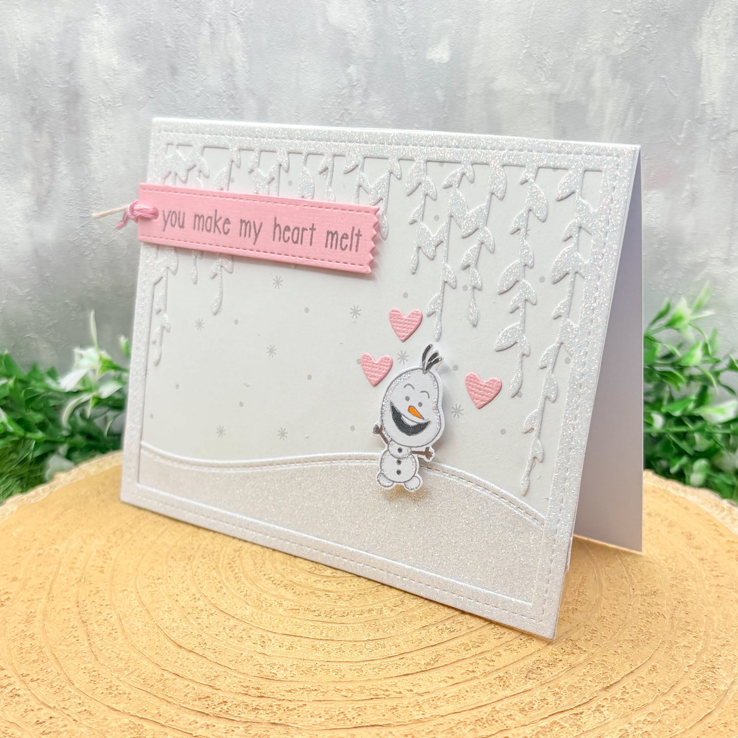 Make My Heart Melt Handmade Character Valentine's Day Card-1