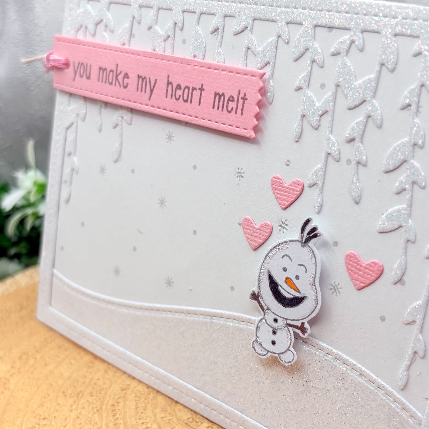 Make My Heart Melt Handmade Character Valentine's Day Card-2