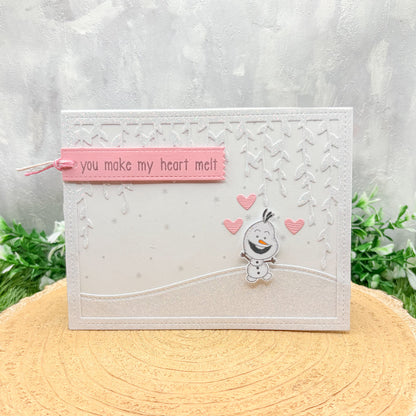 Make My Heart Melt Handmade Character Valentine's Day Card