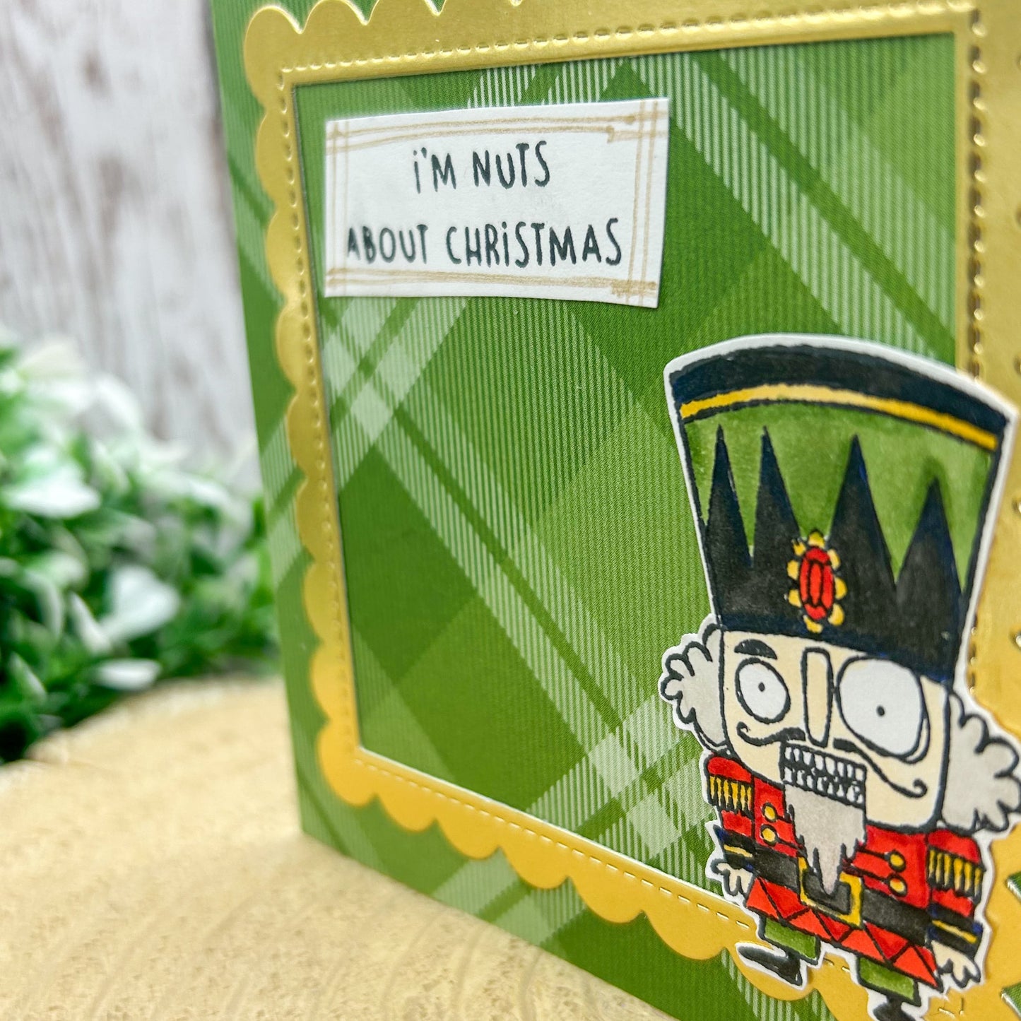 Nutcracker Mini Handmade Christmas Card-2