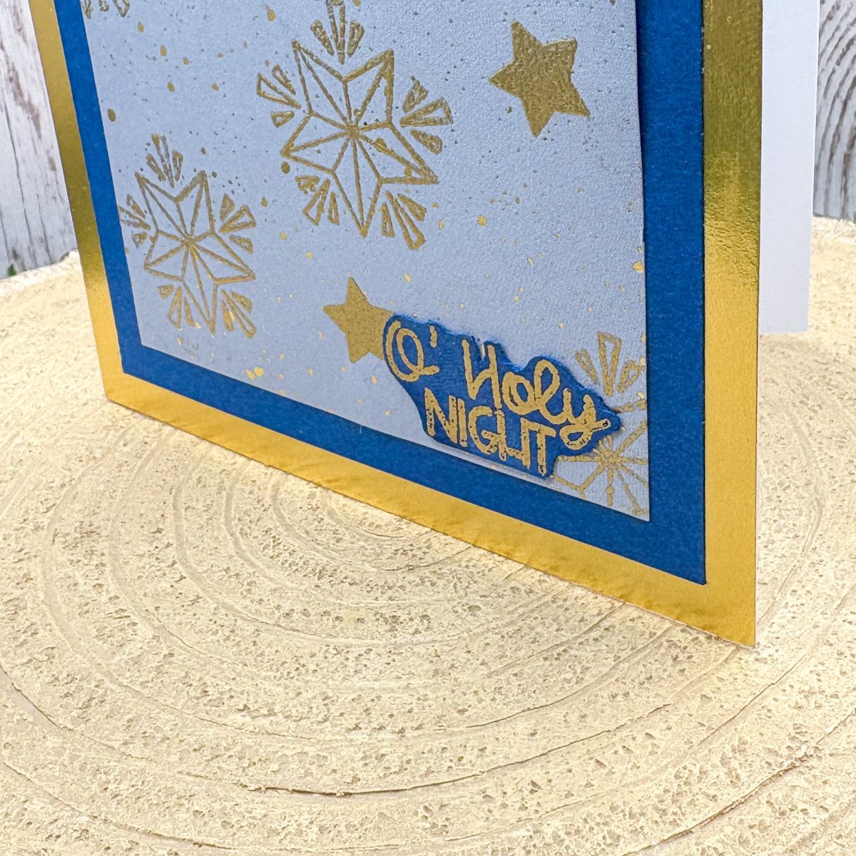 O' Holy Night Handmade Christmas Card-2