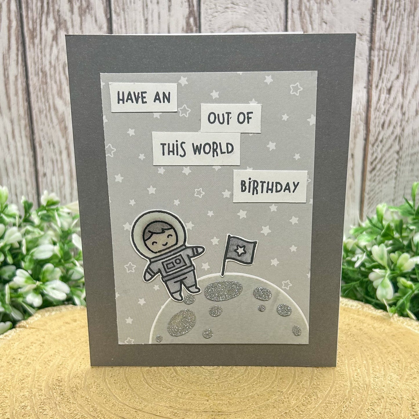 Out Of This World Handmade Birthday Card