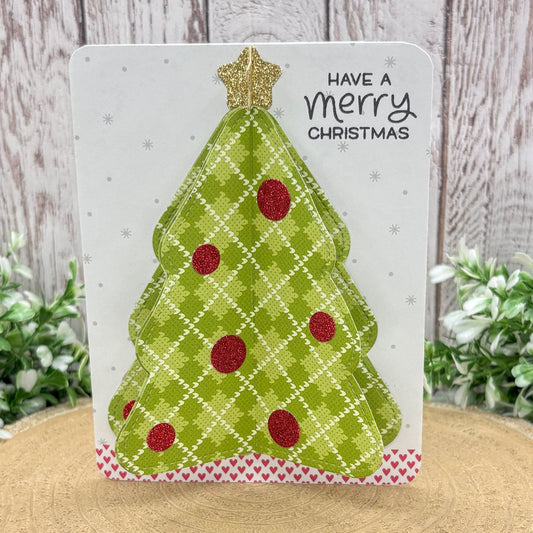 Pop Out Tree Handmade Christmas Card