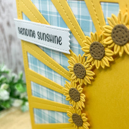 Sending Sunshine Sunflower Handmade Card-2