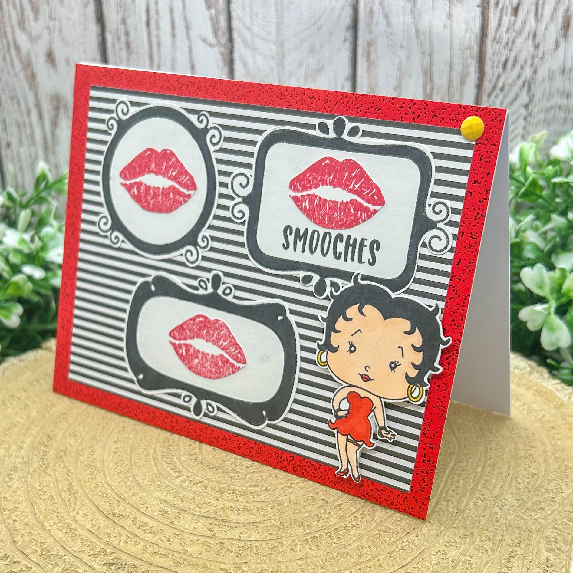 Smoochies Betty Handmade Character Themed Card-1