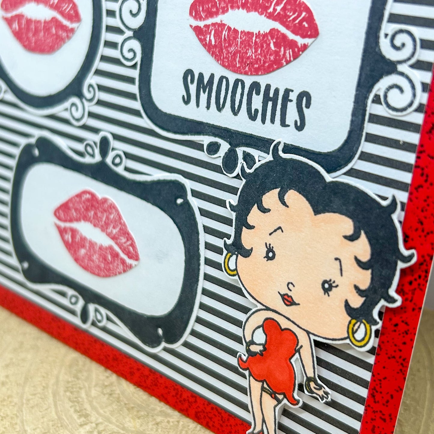 Smoochies Betty Handmade Character Themed Card-2