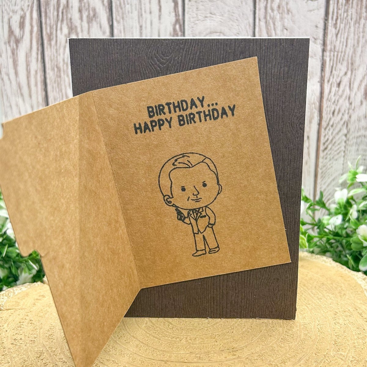 Spy Guy Confidential Handmade Birthday Card