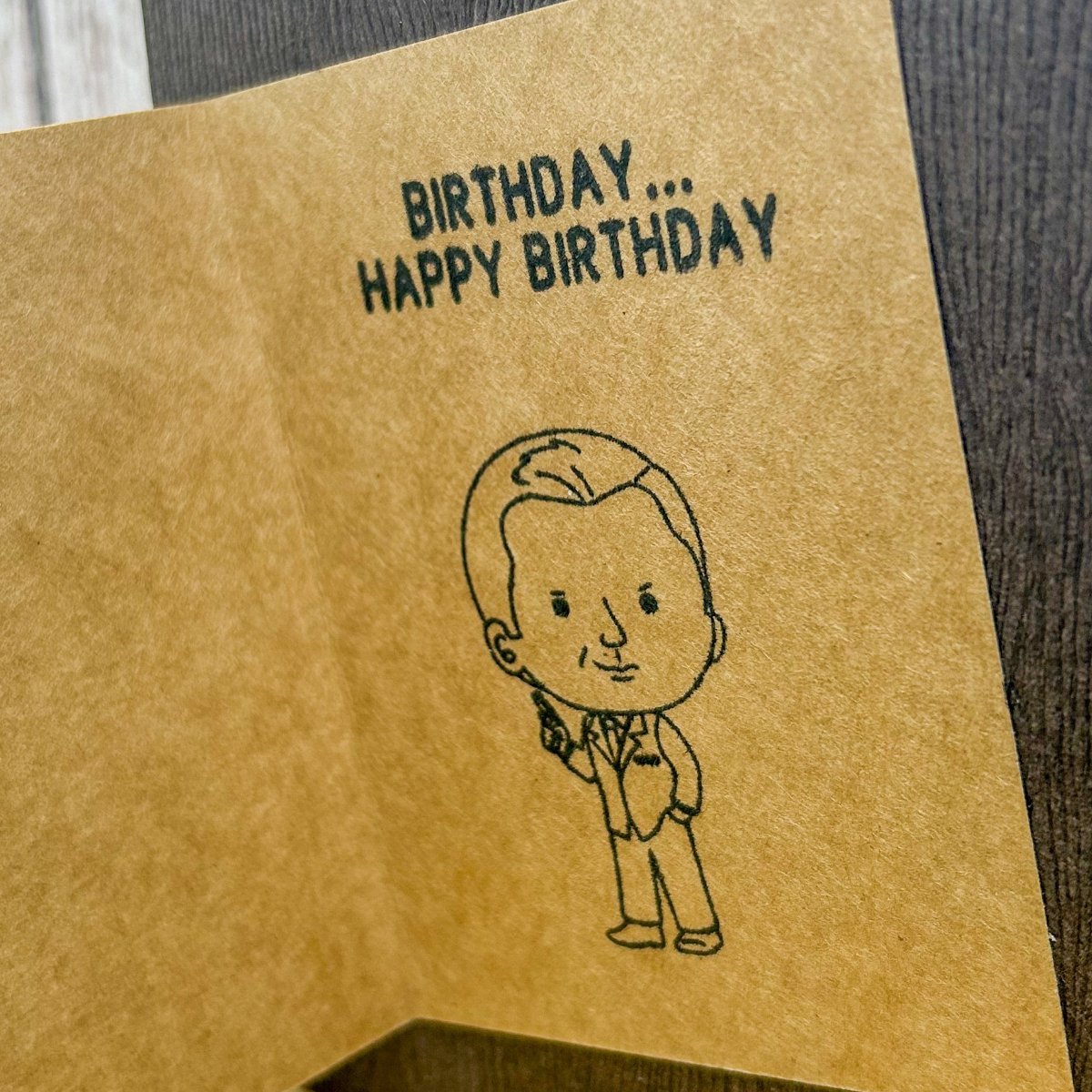 Spy Guy Confidential Handmade Birthday Card-2