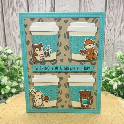 Wishing You A Brew-tiful Day Handmade Birthday Card