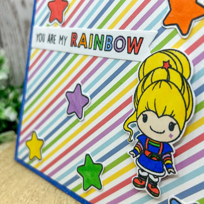 You Are My Rainbow Handmade Card-2