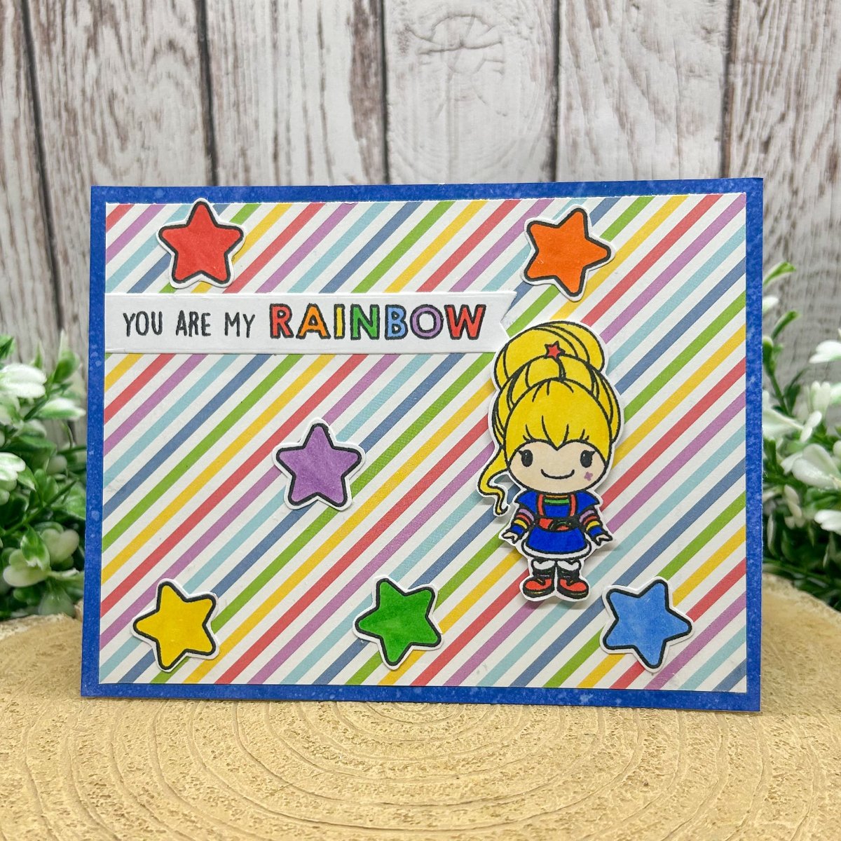 You Are My Rainbow Handmade Card