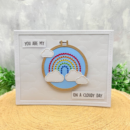 You Are My Rainbow Handmade Card