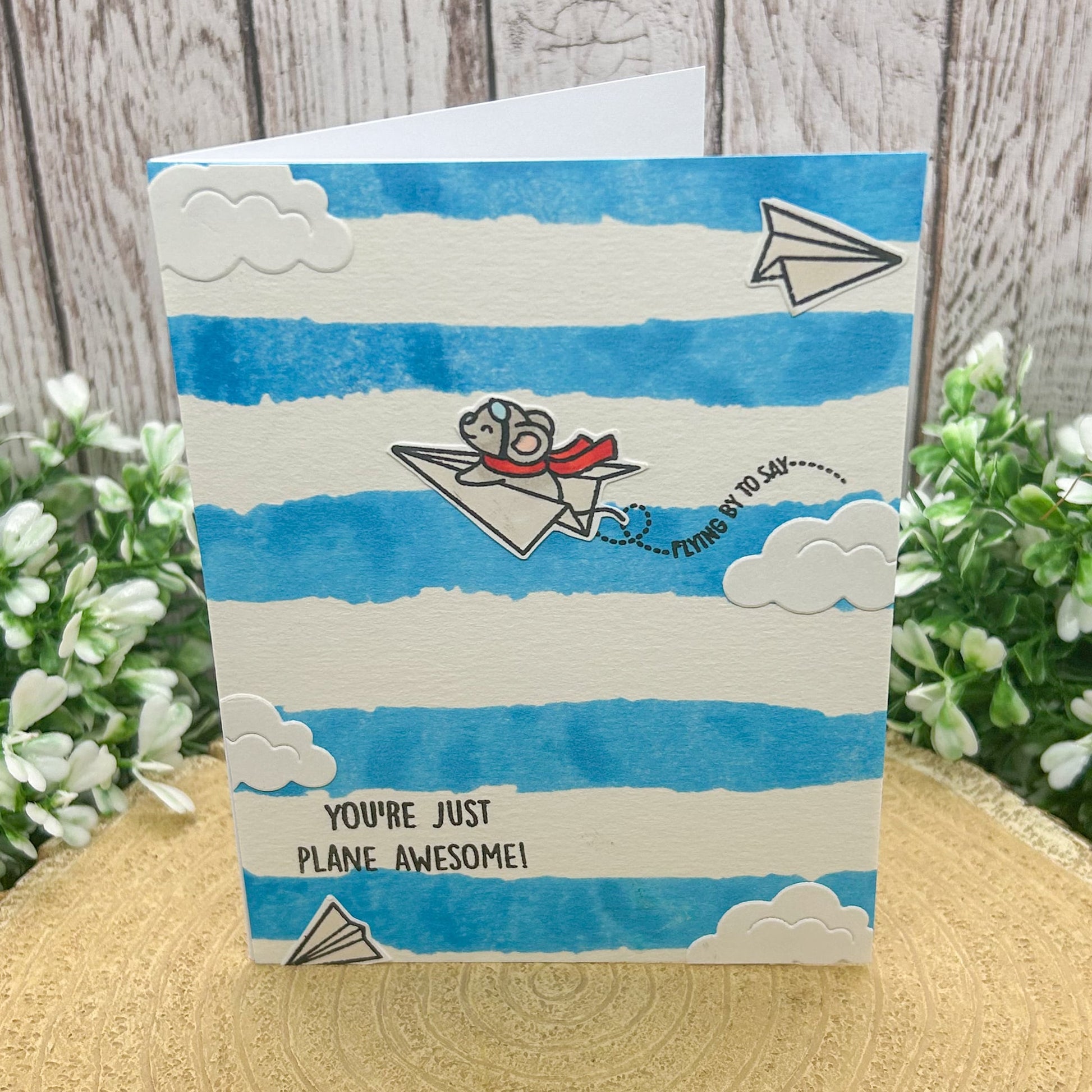 You're Plane Awesome Handmade Thank You Card-1