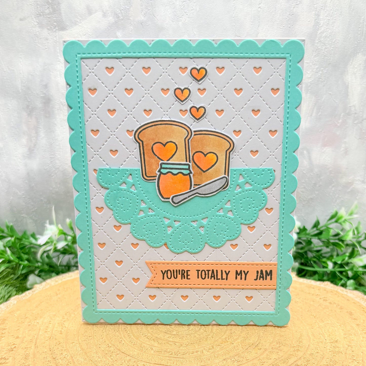 You're Totally My Jam Handmade Valentine's Card