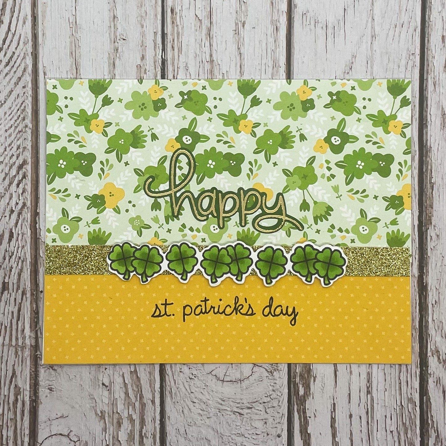 Happy St. Patrick¢‚¬„¢s Day Handmade Card